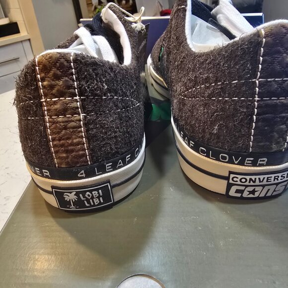 RARE NEW Converse Patta One Star Pro Ox Size 10.5 4 Leaf Clover Limited Edition - Picture 6 of 15